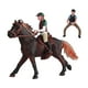 thumbnail image 2 of Figura de acción de caballo de PVC con jinete, modelo de simulación, colección educativa Estilo E, 2 of 9