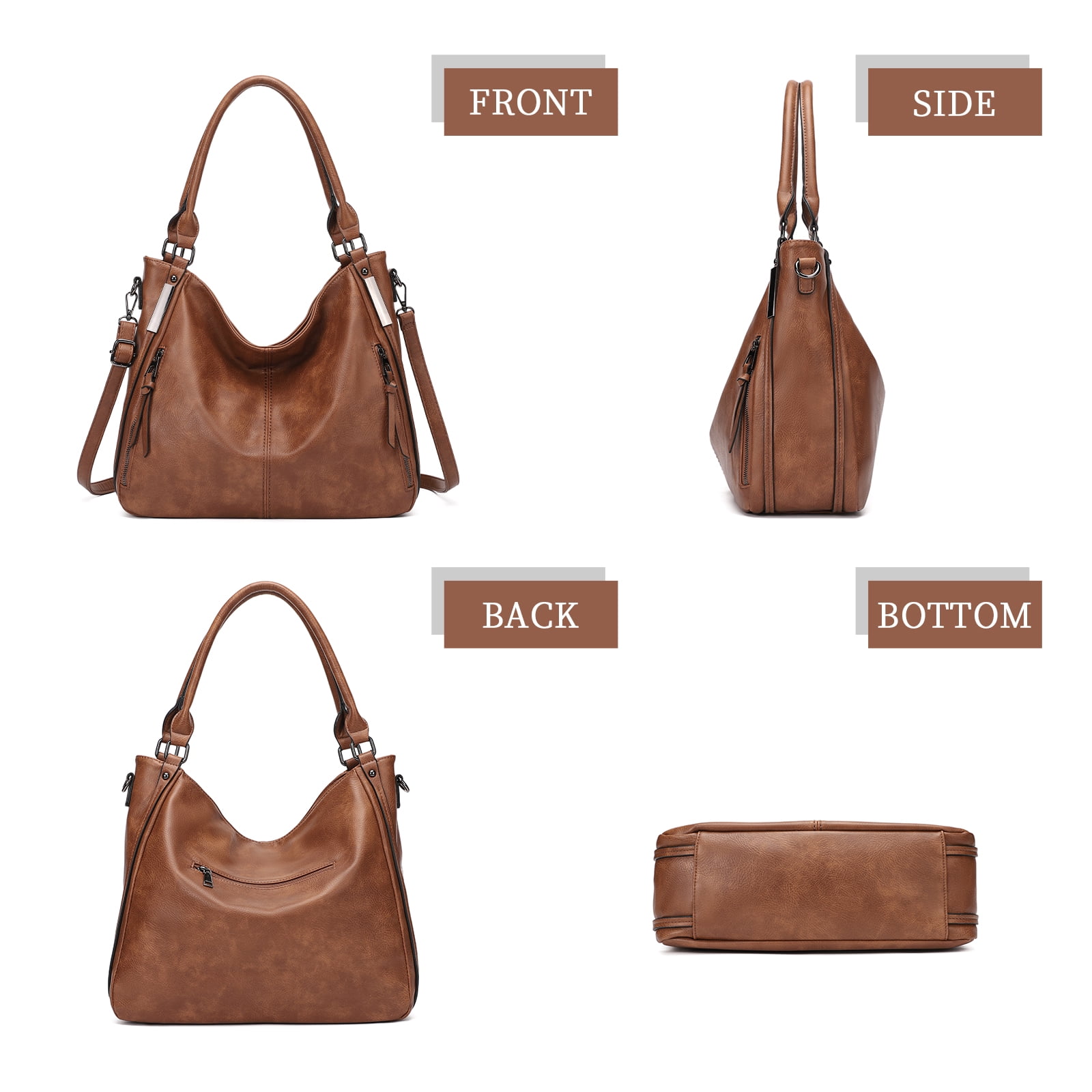 KL928 Large Handbags for Women PU Leather Ladies Hobo Bag Crossbody Bags Gifts for Women