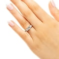 thumbnail image 6 of 1ct-2.5ct Three Stone Engagement CVD Lab Grown Diamond Ring in 14K White Gold, 6 of 10