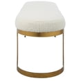 thumbnail image 5 of Uttermost Infinity Gold Bench, 5 of 7
