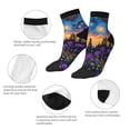 thumbnail image 5 of Naloa Cosmic Irises At Twilight Ankle Socks for Women Non Slip Socks No Show Socks Classic Low Cut Casual Socks Casual Socks, 5 of 7