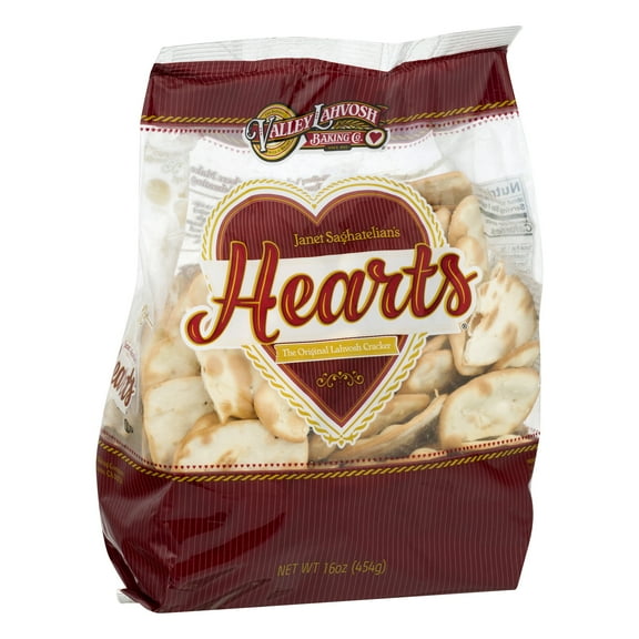 Valley Lahvosh Heart Cracker, Original, 16 oz, 10 Count