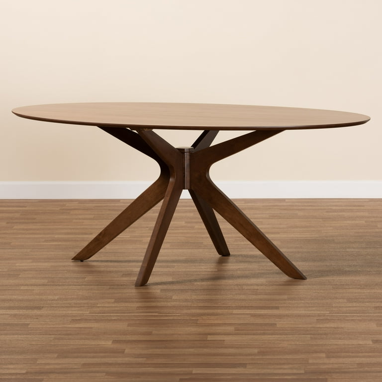 Baxton studio monte round deals dining table