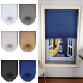 thumbnail image 4 of Polyester Window Curtain Pleated Shades Light Filtering Blinds Easy Install Drill Tools Required for Living Room Bedroom, 59x23 in, Deep Gray, 4 of 8