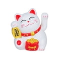 thumbnail image 1 of Mini Solar Automatic Waving Lucky Cat Car Decoration Cake Baking Decoration, 1 of 8