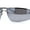 Silver - Silver Mirror, variant on Polarized Antiglare Mens Rimless Rectangle Metal Rim Agent Sunglasses Silver - Silver Mirror