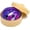 #CC4-Marble Purple, variant on Yellow Marble Design Mystery Dumpling Squishies With Steamer Box Collectible Steamed Bun Stress Relief Set With Gift Packaging For Anxiety Relief And Focus