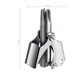 thumbnail image 4 of Manual Nose Hair Trimmer – TTOOGO Stainless Steel Hand-Operated Nose Hair Cutter, Washable Mechanical Nose Trimmer for Men, Portable Grooming Tool, 4 of 8