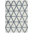 thumbnail image 3 of Nourison Melfi Shag Ivory Blue 5'3" x 7'3" Area Rug, (5x7), 3 of 10