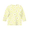 thumbnail image 5 of Cute Teen Girl Shirts 10-12 Summer 3/4 Sleeve Daisy Printed Tee Shirts Trendy Soft Lightweight Big Sister Outfit Crew Neck Shirts Yellow 3-4 Years, 5 of 5