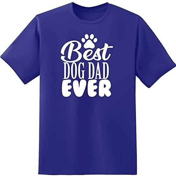 RedBarn Best Dog Dad Ever Pet Lovers Cool Fathers Day Funny Mens Graphic T Shirts