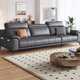 thumbnail image 5 of Foam Sponge Leather Sofa Scratch Protector Relax Floor Adults Sofa Luxury Modern Minimalist Muebles De Salones Home Furniture My Lux Decor Round, 5 of 18