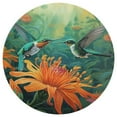 thumbnail image 3 of Flower Hummingbird Round Rugs -Washable Non-Slip Small Round Area Rug Throw Soft Circle Rugs for Bedroom, Modern Print Indoor Carpet for Entryway Sofa Living Room, 3 of 6