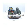 thumbnail image 4 of Glowing Music Little House Christmas Tree Hut Christmas Gifts Decorations (B), 4 of 4