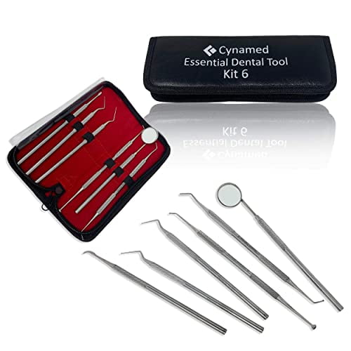 6Pcs Essentails Tooth Cleaning Kit Dental Oral Hygiene Kit Tools