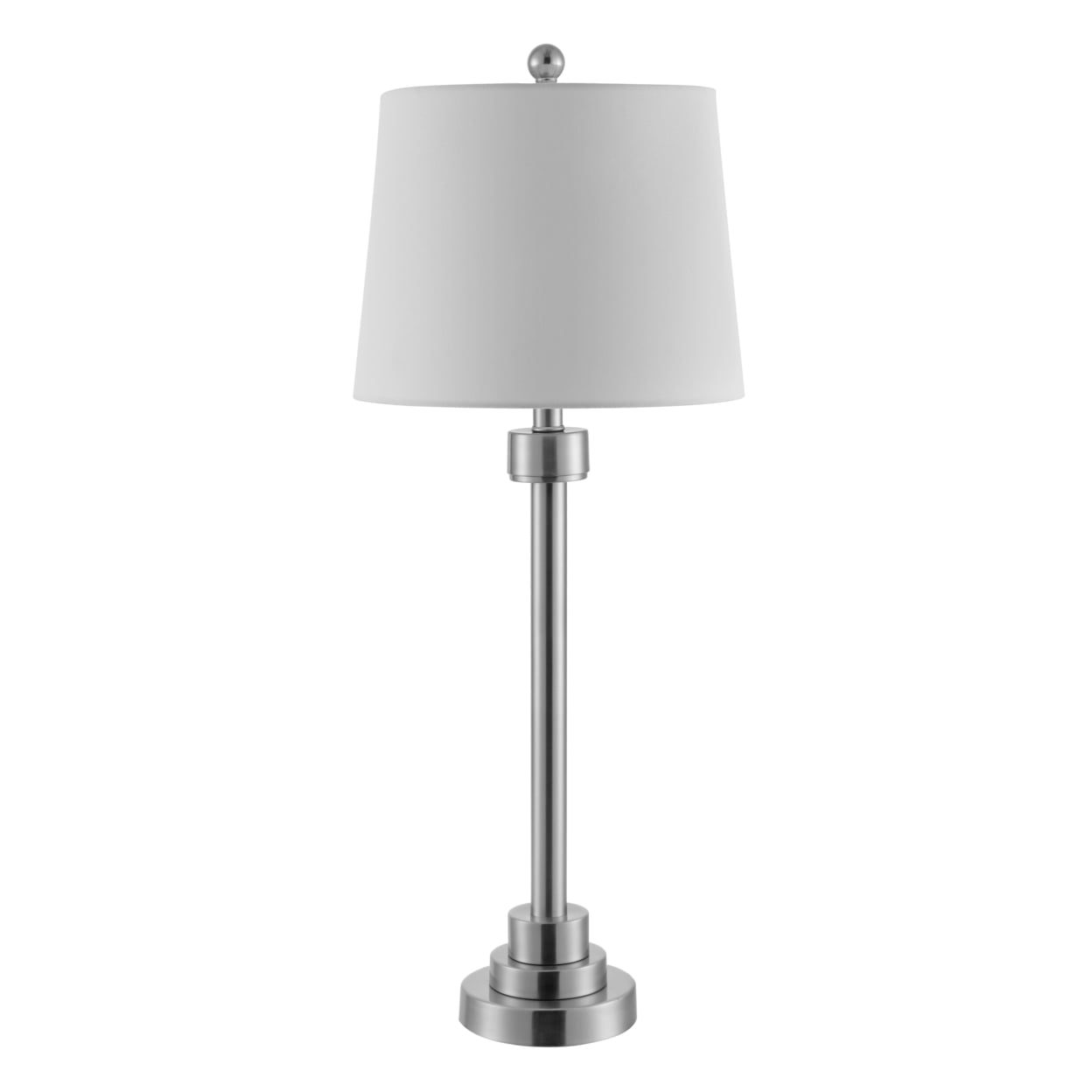 Safavieh Baxter 30 in. Solid Iron Table Lamp, Nickel