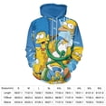 thumbnail image 2 of Simpsons Sweatshirts Casual Pullover Hoodie Jacket Unisex Hooded Activewear 3D Printed Long Sleeve Sweater with Pocket 3XL, 2 of 8