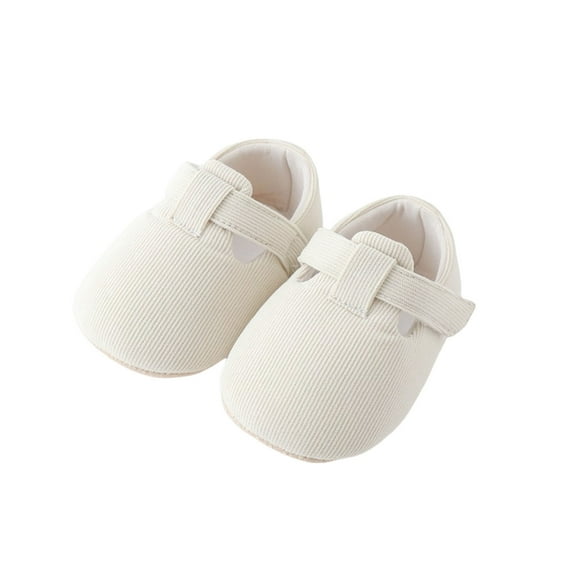 Tao Tao Baby Infant Girl Boy Shoes First Walking Slippers Sock Soft Barefoot Baby Shoes Wide Toe Box House Slippers Lightweight Breathable Learning To Walk White L