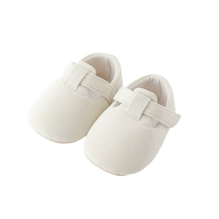 

Tao Tao Baby Infant Girl Boy Shoes First Walking Slippers Sock Soft Barefoot Baby Shoes Wide Toe Box House Slippers Lightweight Breathable Learning To Walk White M
