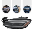 thumbnail image 2 of Left Side Headlight for 2020-2022 VW Passat, Full LED Headlamp Assembly with DRL for S SE R-Line Models Without AFS, Direct Fit Replacement, 2 of 9