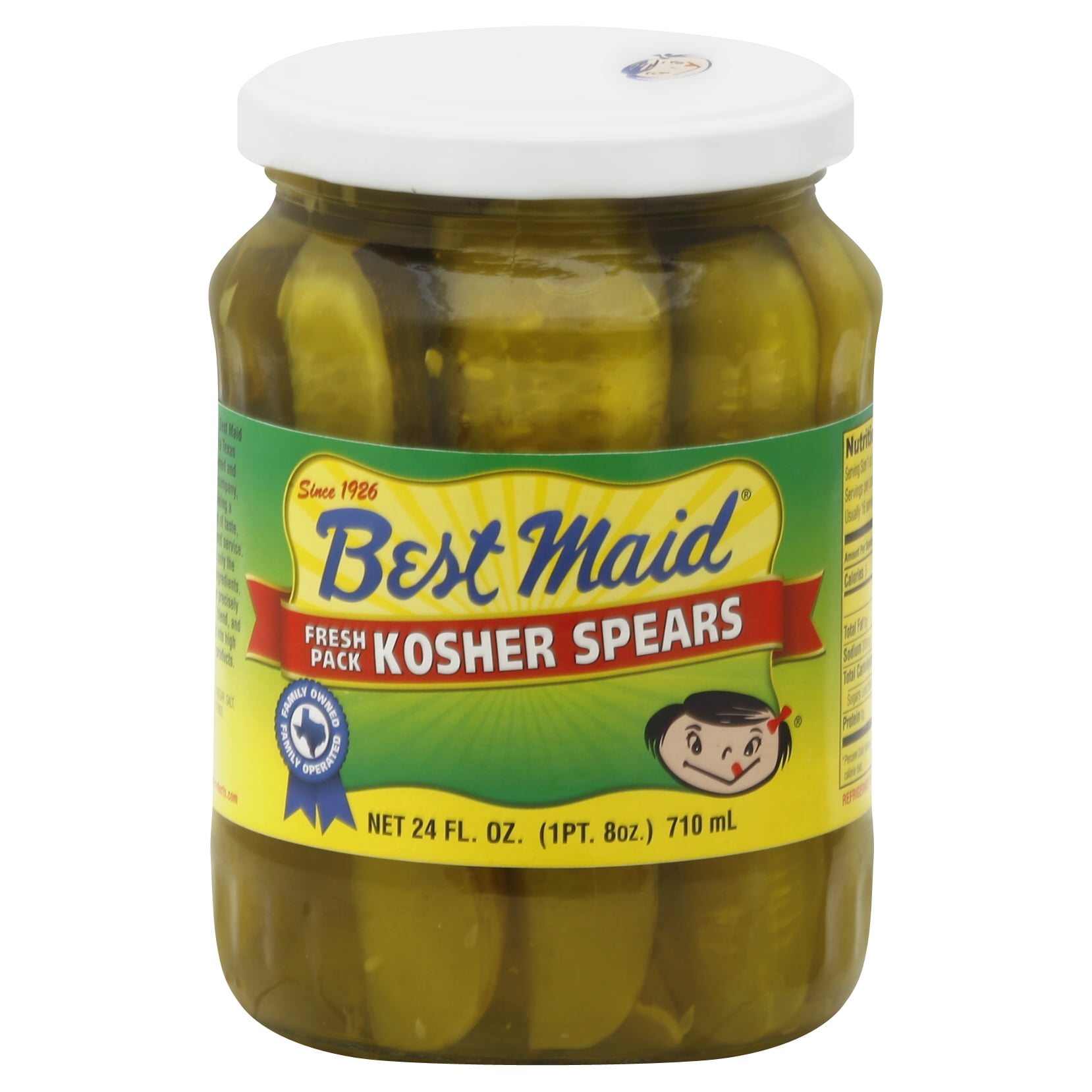 Best Maid Kosher Spears Pickles, 24 Fl Oz