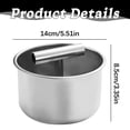 thumbnail image 3 of Meatball Maker with 12 Holes, 5.51X3.35" Stainless Steel Meat Extrusion Tool, Meatball Molding Pot, Manual Stuffed Meatball Shaper, Homemade Fish Ball Making Gadget, Kitchen Food Press Accessory, 3 of 7