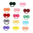 thumbnail image 3 of Soimiss 14Pcs Toddler Elastic Hair Ties Assorted Color Furry Scrunchies for Girls Events, 3 of 6