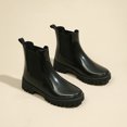 thumbnail image 4 of Zapatos Lluvia Al Tobillo Botas Chelsea Aire Libre Goma Antideslizantes para Mujer, 4 of 9