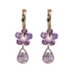 thumbnail image 2 of Pendientes para mujer, regalos para mujer, pendientes de cristal con flores de moda, pendientes brillantes con brillantes diamantes de imitación cúbicos, circonitas cúbicas, maravilloso regalo, pendie, 2 of 3