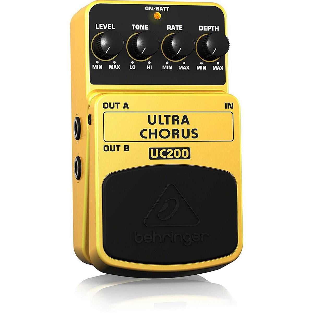 Behringer ULTRA CHORUS UC200 Ultimate Stereo Chorus Effects Pedal