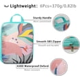 thumbnail image 6 of 6 Pcs Compression Packing Cubes for Travel Suitcases, Waterproof Luggage Organizer Bags Set, Washable Packaging Cubes for Women Backpack Travel Perfect for Carry-Ons and Storage, 6 of 6