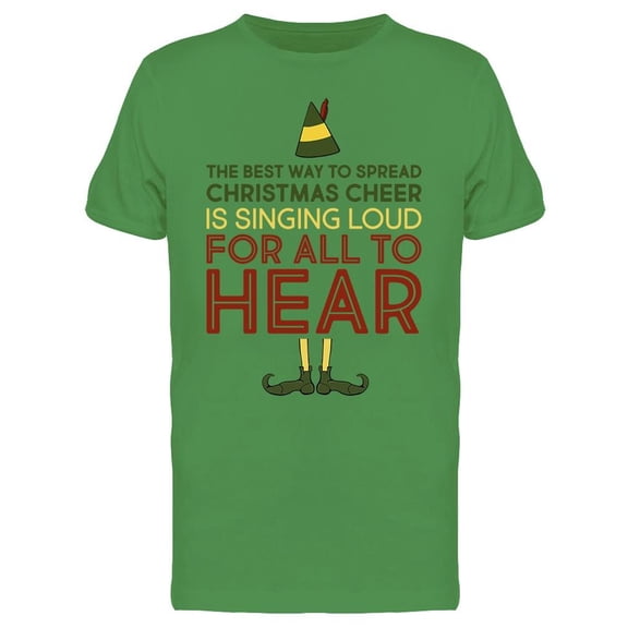 The Best Way To Spread Christmas Tee Men's -Image by Shutterstock Men's T-shirt
