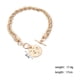 thumbnail image 4 of Pulsera con charm de corazón de acero inoxidable para mujer, joya elegante y duradera, 4 of 8