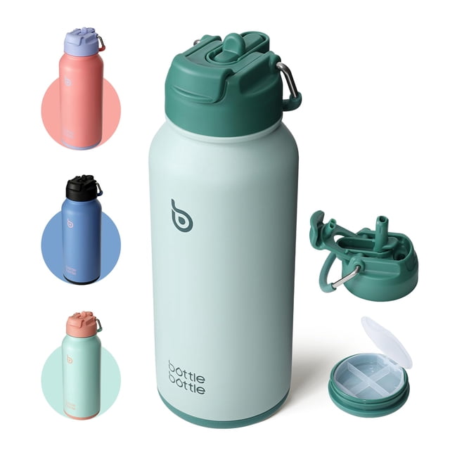 Botella BOTTLE BOTTLE de acero inoxidable aislada de 32 oz