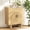 Natural, variant on Welzona 31.5'' Fluted Arched Sideboard Buffet Cabinet with Storage, Walnut