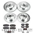 thumbnail image 3 of PowerStop Front and Rear Z23 Evolution Sport Carbon-Fiber Ceramic Brake Pad and Drilled & Slotted Rotor Kit Fits: CHRYSLER DODGE Select Models K1715, 3 of 10