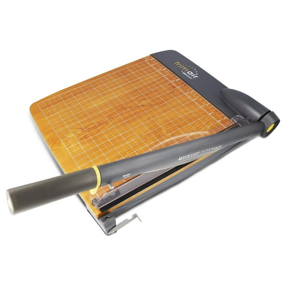 12'' TrimAir Wood Guillotine Paper Cutter & Paper Trimmer, 30 Sheet (15106) 12-inch