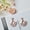 A, variant on Set of 2 Scalloped Sea Snail Pattern Polymer Clay Cutters for Jewelry Making - Elegant Boho Style Pastry Cutters for Handmade Earrings and Pendants