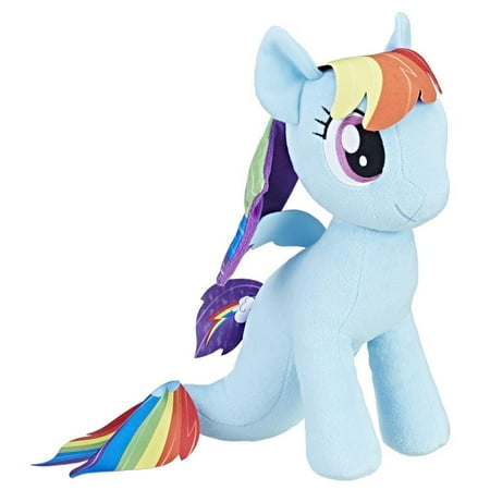 Plush Stick Pony - My Little Pony the Movie Rainbow Dash Sea-Pony Cuddly Plush