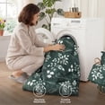 thumbnail image 5 of U by Bedsure Queen Comforter Set Forest Green, Bed in a Bag Queen Size Bedding, 7-Pieces Botanical Flowers Spring Comforter, Sheets, Pillowcases & Shams, 5 of 9