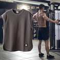 thumbnail image 3 of Clearance Now! Mens Vests Classic Sports Polyester Tank Tops Summer Training Hot P5 I7Z6, 3 of 9