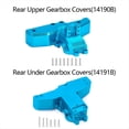 thumbnail image 2 of Para 1/14 14210 14209 Cubiertas Traseras Superiores Debajo de la Caja de Cambios Cubierta de la Caja del Diferencial RC Car Upgrade Repuestos Azul, 2 of 5