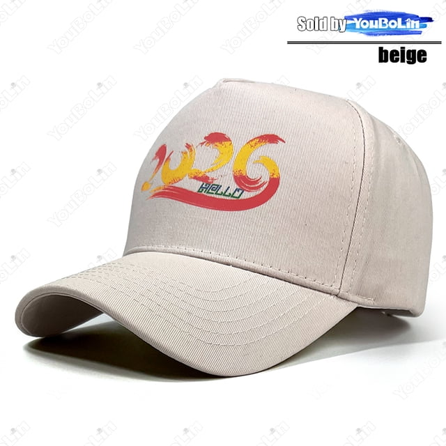 Gorra de béisbol 2026, informal, deportiva, de algodón, ajustable, tipo trucker, para papá, para las Olimpiadas, Super Bowl, Copa Mundial, Abierto de Tenis,Beige