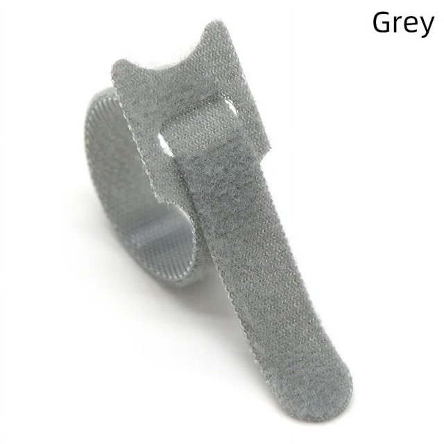 100pcs Releasable Cable Organizer Ties Mouse Earphones Wire Management Nylon Cable Ties Reusable Loop Hoop Tape Straps Tie