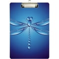 thumbnail image 1 of FMSHPON Dragonfly Dark Blue Clipboard Hardboard Wood Nursing Clip Board and Pull for Standard A4 Letter 13x9 inches, 1 of 2