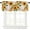 Sunflower, variant on Sunflower Valance Curtains for Bedroom Living Room Newspaper Rustic Roman Shades for Windows Farmhouse Curtains & Drapes Aesthetic Rod Pocket Kitchen Window Curtains Over Sink 54x18in, 1 Panel