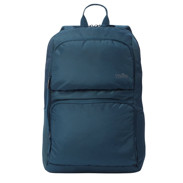 TOTTO Mochila Grande Porta Laptop 14 con Bolsillo para Botella | Escuela - Oficina - Viaje | 21 L CLOUD
