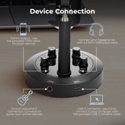 Turnstile Audio Platform Series TAP600 Multi-Pattern USB Microphone, PC, Mac, 4 Polar Patterns, Built-In Meters, Gain Control, Zero Latency, Gaming, Streaming, Podcasts, Twitch, YouTube,