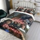 thumbnail image 3 of Eddie Munson Conjunto de sábanas temático, trío de piezas, cómodo y amigable con la piel, diseño único, regalo de decoración para el hogar para familiares, amigos y fans,173cm *218cm, 3 of 6