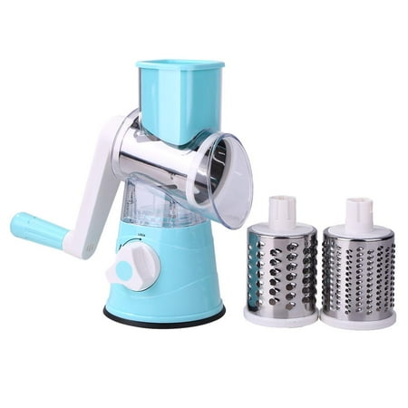 

Xewsqmlo Manual Vegetable Fruit Potato Cutter Slicer Shredder Kitchen Gadgets (Blue)